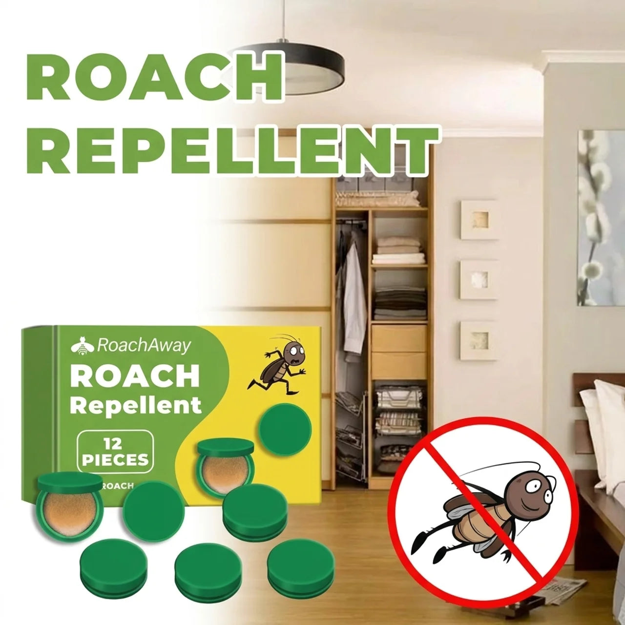 RoachAway Gel Bait (12 Pieces)
